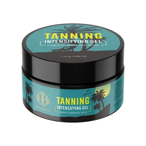 Glow enhancing tanning gel